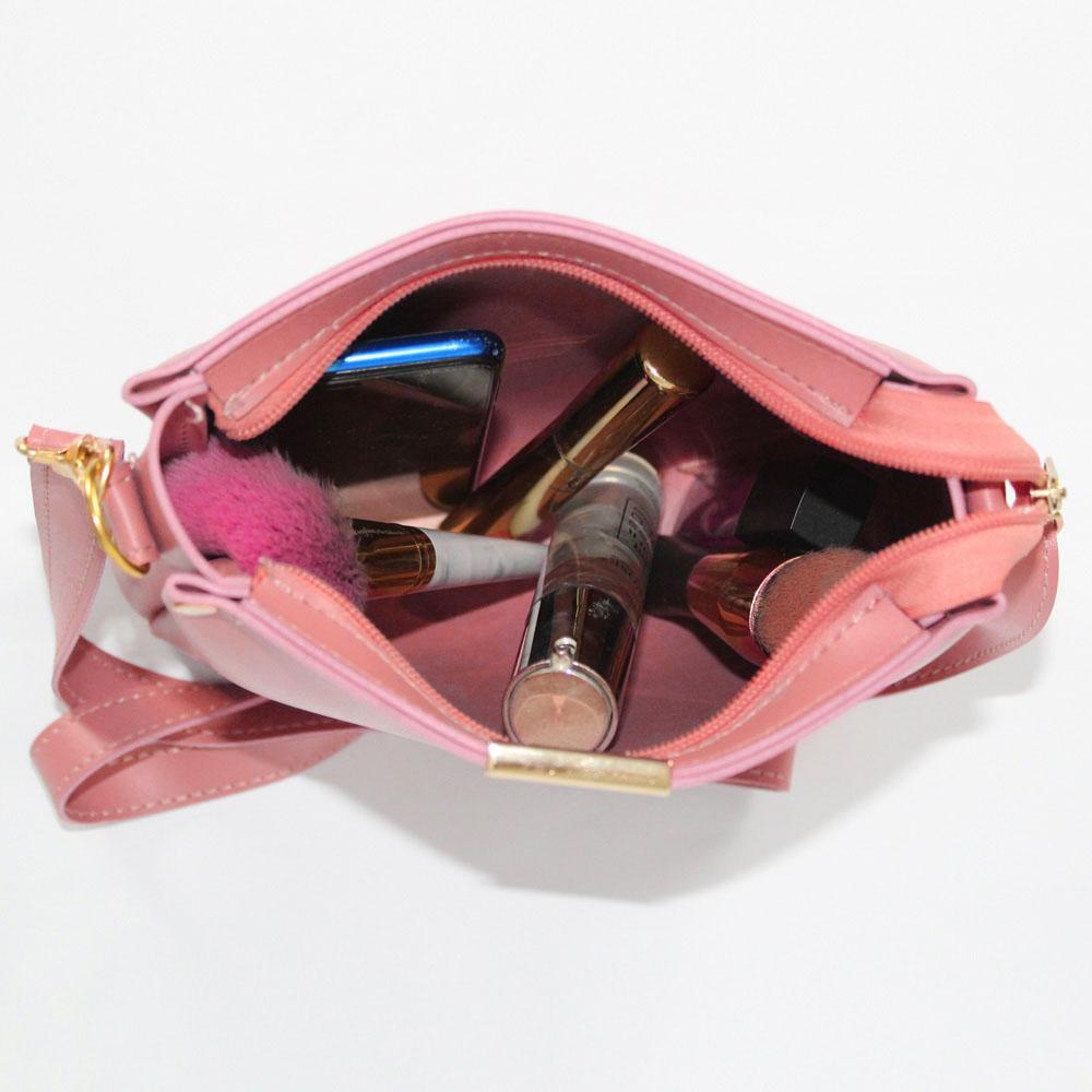 Girls Rexine Plain Hand Bag