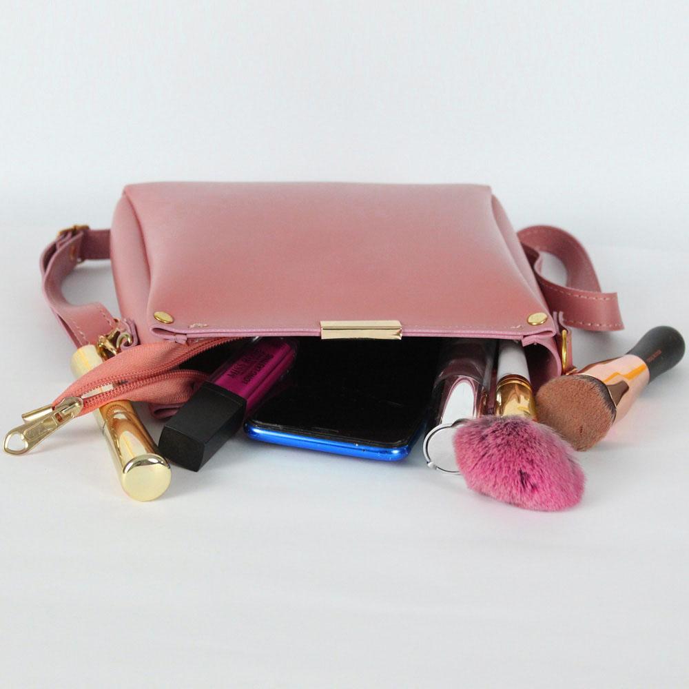 Girls Rexine Plain Hand Bag