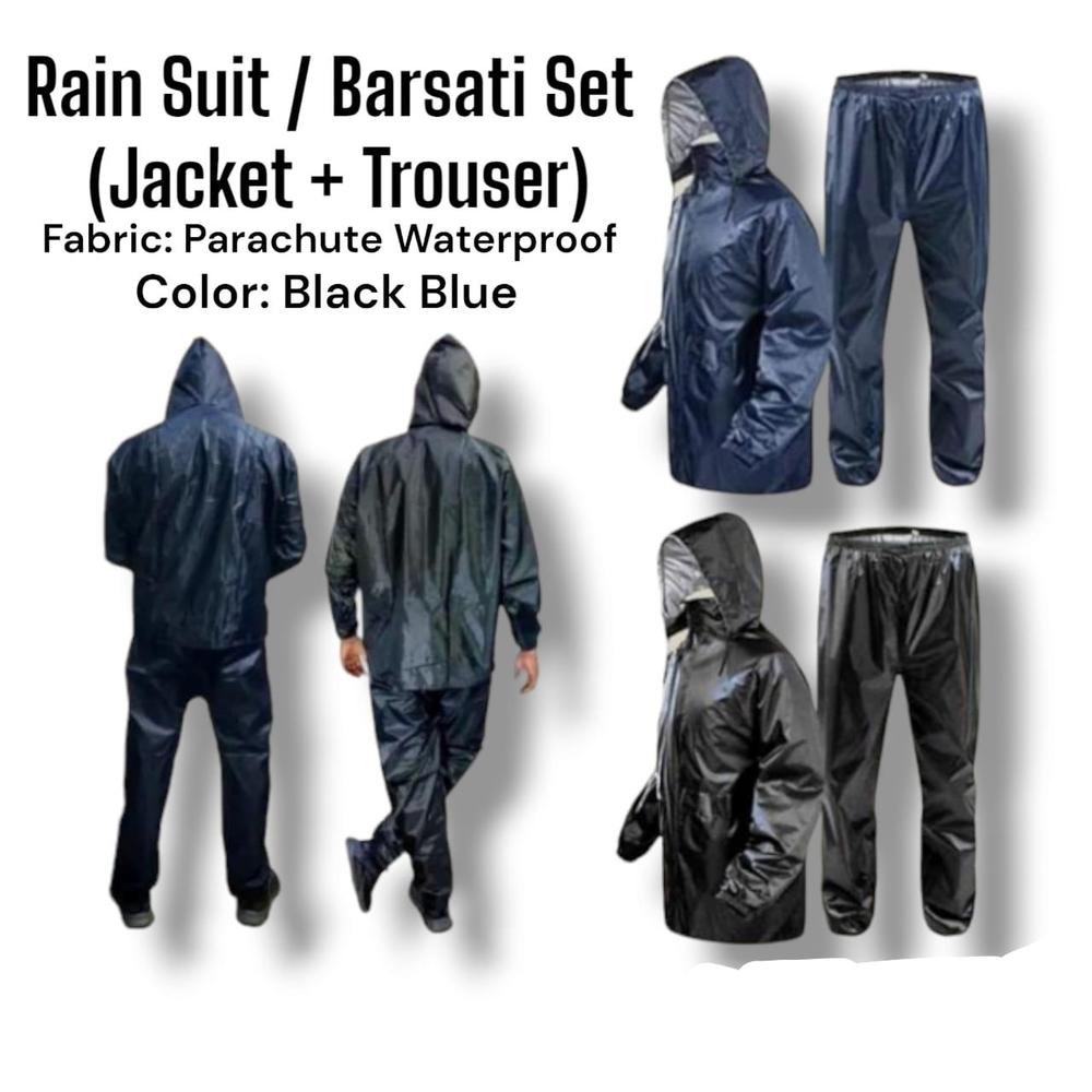 2Pcs Waterproof Unisex Rain Suit
